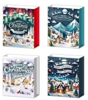 Opakowanie Torebka prezentowa L Boże Narodzenie platera mix