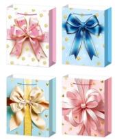 Opakowanie Torebka prezentowa L Kokarda mix