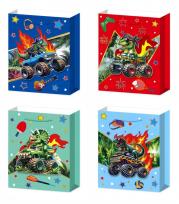 Opakowanie Torebka prezentowa L Pojazdy dinozaury