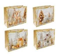 Opakowanie Torebka prezentowa M Boże Narodzenie platera mix