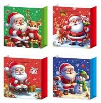 Opakowanie Torebka prezentowa S Boże Narodzenie brokat mix