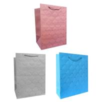 Opakowanie Torebka prezentowa uniwersalna L szerokie dno mix