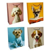 Opakowanie Torebka prezentowa uniwersalna M Pieski mix