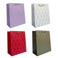 Opakowanie Torebka prezentowa uniwersalna S brokat MIX