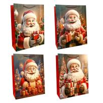 Opakowanie Torebka prezentowa XXL Boże Narodzenie szerokie