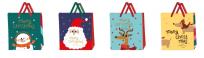 Opakowanie Torebka świąteczna średnia 26x32x10,5cm mix