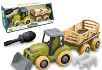 Opakowanie Traktor do skręcania z przyczepą 30x9x11,5cm