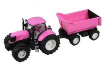 Opakowanie Traktor różowy z wywrotką