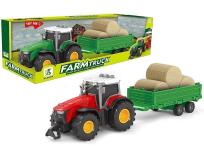 Opakowanie Traktor z przyczepą światło dźwięk napęd MIX