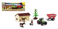 Opakowanie Traktor ze światłem i dźwiękiem oraz stajnią