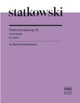 Okładka książki Trois morceaux op. 12