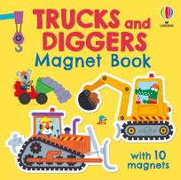 Okładka książki Trucks and Diggers Magnet Book