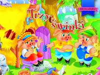 Okładka książki Trzy świnki. Rozkładanki