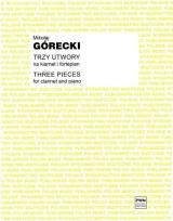 Okładka książki Trzy utwory op. 2 na klarnet i fortepian