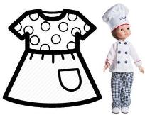 Opakowanie Ubranko dla lalek 32cm