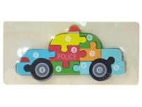 Opakowanie Układanka drewniana radiowóz