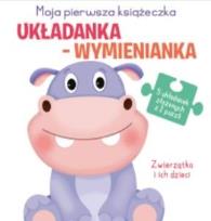 Okładka książki Układanka-wymienianka. Zwierzątka i ich dzieci