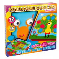 Opakowanie Układanka z guzików mozaika 12 plansz