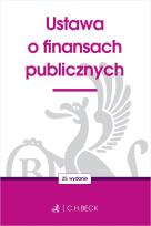 Okładka książki Ustawa o finansach publicznych wyd. 25