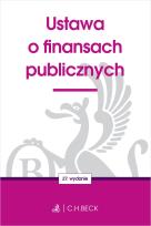Okładka książki Ustawa o finansach publicznych wyd. 27