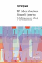 Okładka książki W laboratorium filozofii języka.