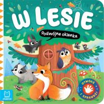 Okładka książki W lesie. Podwójne okienka. Otwórz i sprawdź!