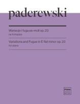 Okładka książki Wariacje i fuga es-moll op. 23 na fortepian