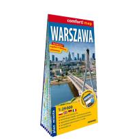 Okładka książki Warszawa; laminowany plan miasta 1:29 000