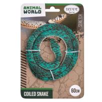 Opakowanie Wąż gumowy zielono-brązowy 60cm