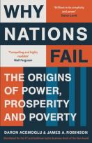 Okładka książki Why nations fail from the winners of the Nobel prize in economics. The origins of power, prosperi