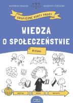Okładka książki Wiedza o społeczeństwie graficzne karty pracy SP 8