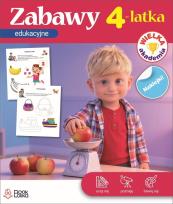 Okładka książki Wielka Akademia. Zabawy edukacyjne 4latka