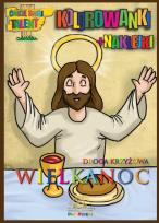 Okładka książki Wielkanoc. Droga krzyżowa - kolorowanki+naklejki