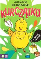 Okładka książki Wielkanocne kolorowanki. Kurczątka