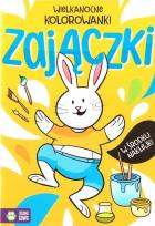 Okładka książki Wielkanocne kolorowanki. Zajączki