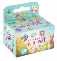 Opakowanie Wielkanocne naklejki na rolce 350+