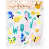 Opakowanie Wielkanocne naklejki żelowe wiosna