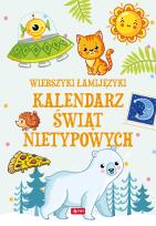 Okładka książki WIERSZYKI ŁAMIJĘZYKI KALENDARZ ŚWIĄT NIETYPOWYCH - uszkodzone