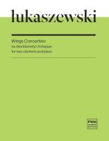 Okładka książki Wings Concertino na dwa klarnety i fortepian