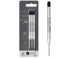 Opakowanie Wkłady do długopisów Parker Quinkflow czarne (M) 3 sztuki na blistrze 2119151