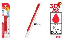 Opakowanie Wkłady do długopisów ścieralnych czerwone 3szt