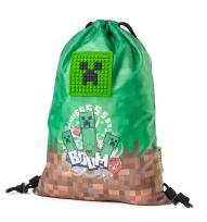 Opakowanie Worek na plecy Minecraft PIXIE CREW + 50 pikseli PXB-28-35