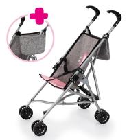 Opakowanie Wózek dla lalek z torbą szary