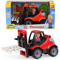 Opakowanie Wózek widłowy Truckies z paletą i figurką 22cm