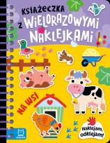 Okładka książki wsi. Naklejam, odklejam!. Książeczka z wielorazowymi naklejkami
