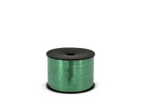 Opakowanie Wstążka plastikowa metalizowana zielony 5mm/90m