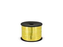Opakowanie Wstążka plastikowa metalizowana złoty 5mm/25m