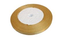 Opakowanie Wstążka satynowa 186 ciemny złoty 6mm/32m