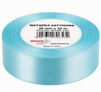 Opakowanie Wstążka satynowa 38mm/32m baby blue
