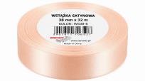 Opakowanie Wstążka satynowa 38mm/32m morelowy